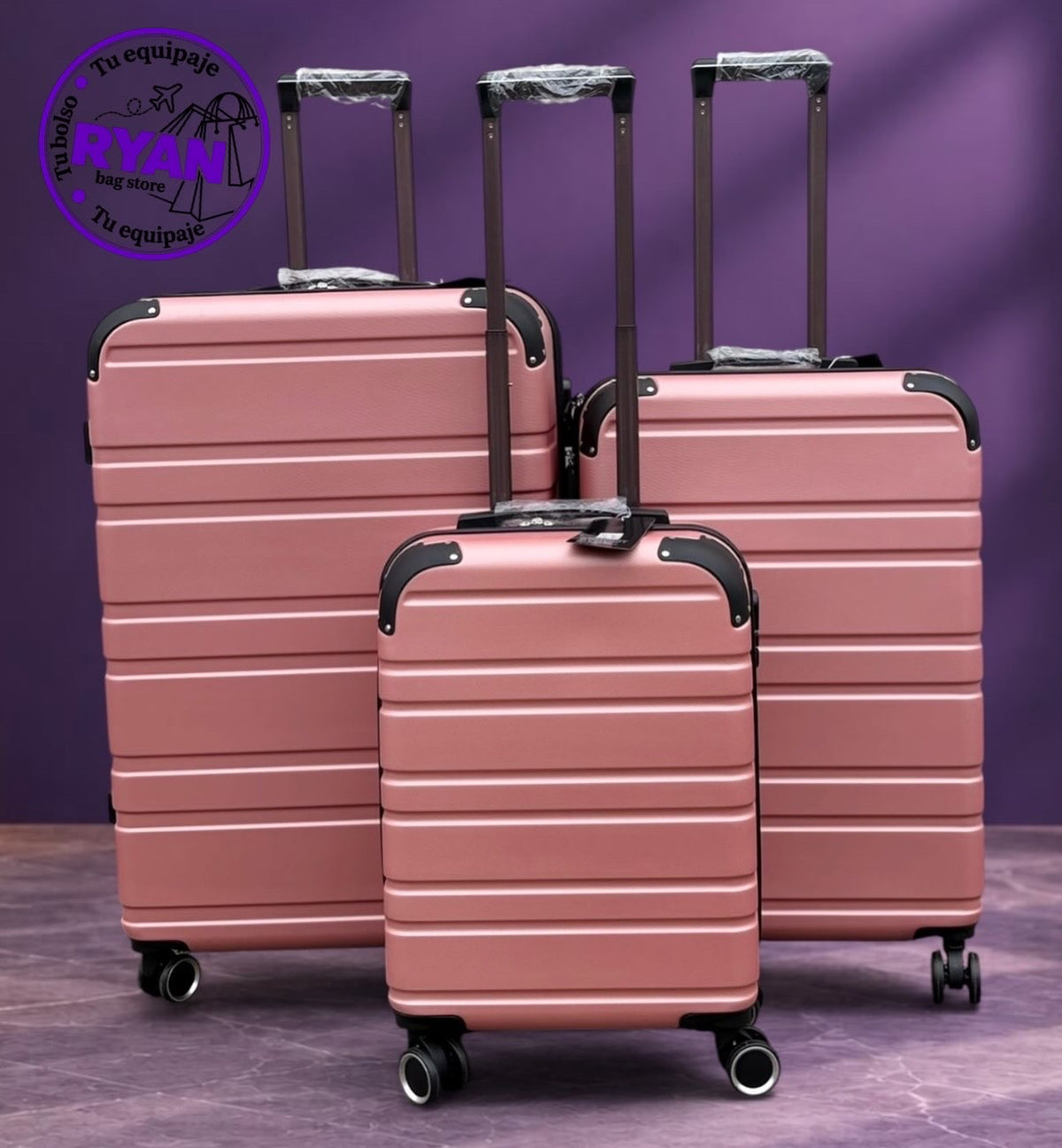 Pack 3 Maletas 7 colores