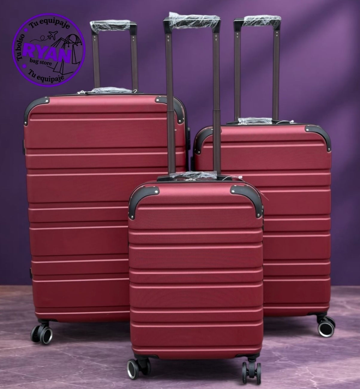 Pack 3 Maletas 7 colores